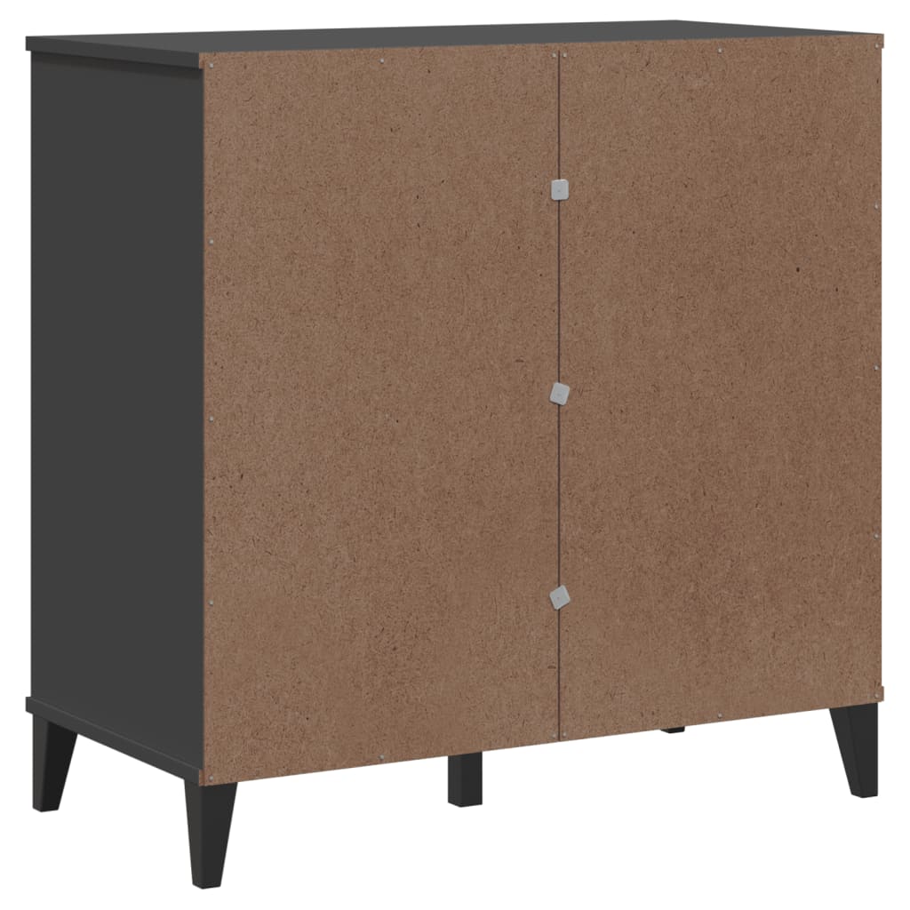 Credenza VIKEN Antracite 80x40x80 cm in Legno Multistrato - homemem39