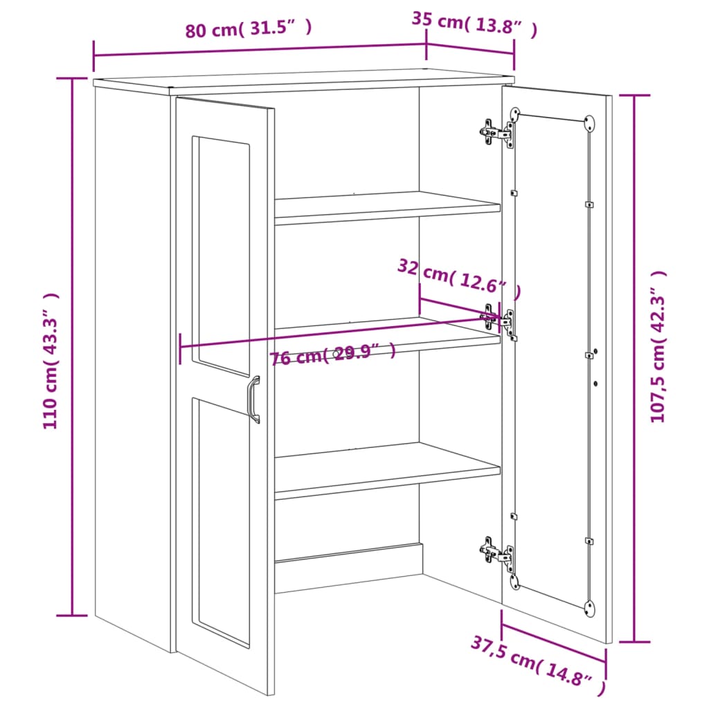 Piano per Credenza VIKEN in legno multistrato