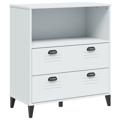 Libreria VIKEN Bianca 80x40x80 cm in Legno Multistrato | homemem39