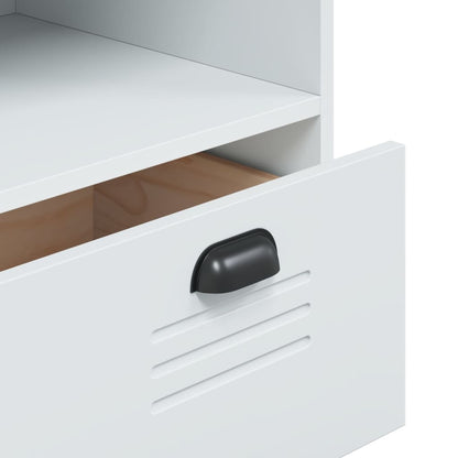 Libreria VIKEN Bianca 80x40x80 cm in Legno Multistrato | homemem39