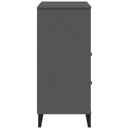 Libreria VIKEN Antracite 80x40x80 cm in Legno Multistrato | homemem39