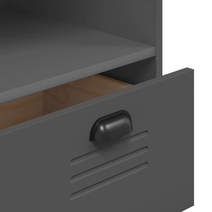 Libreria VIKEN Antracite 80x40x80 cm in Legno Multistrato | homemem39