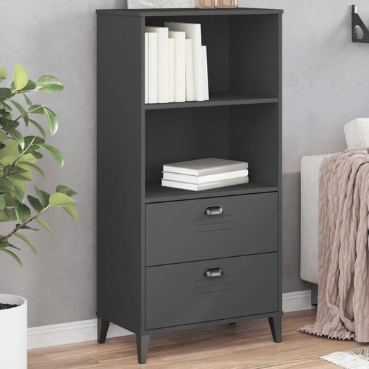 Libreria VIKEN Grigio Antracite 60x35x123 cm Legno Multistrato | homemem39