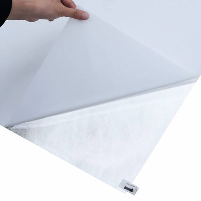 Pellicola Statica Smerigliata Bianco 45x2000 cm PVC | homemem39