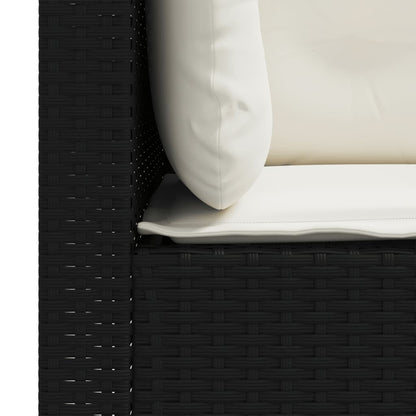 Divani Angolari da Giardino con Cuscini 2pz Polyrattan