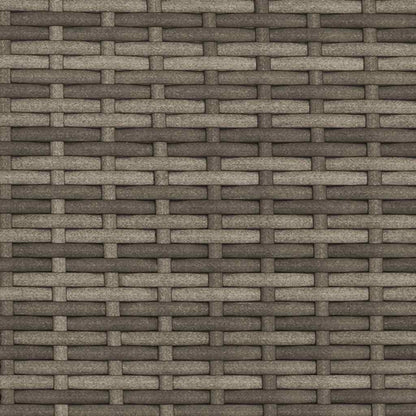 Divano Giardino 2Posti Baldacchino e Sgabelli Grigio Polyrattan | homemem39