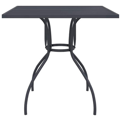 Set da Pranzo da Giardino 5pz Antracite in Rete Metallica | homemem39
