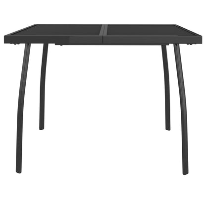 Set da Pranzo da Giardino 5pz Antracite in Rete Metallica | homemem39