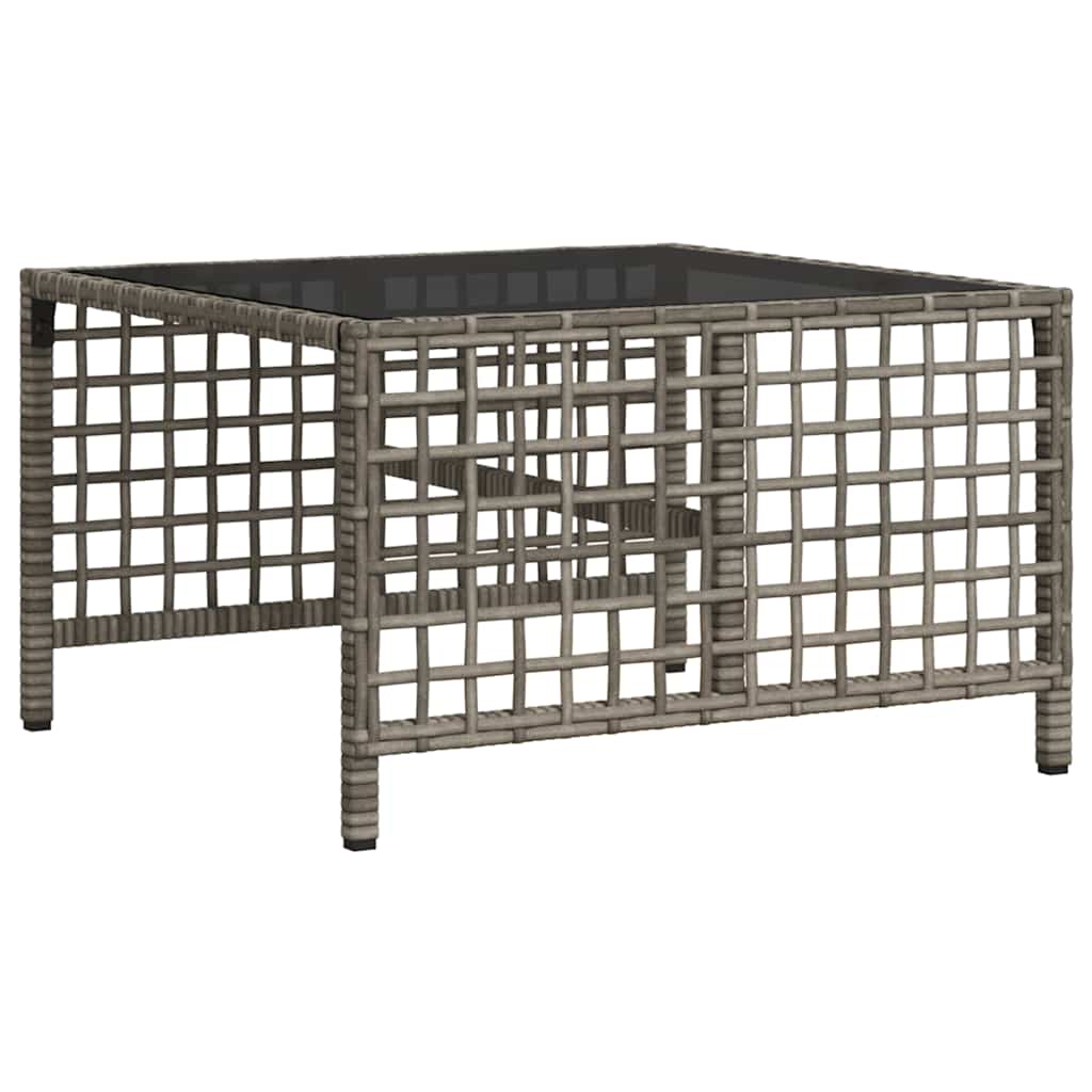 Divani da Giardino ad Angolo 3 pz Cuscini Grigio in Polyrattan | homemem39