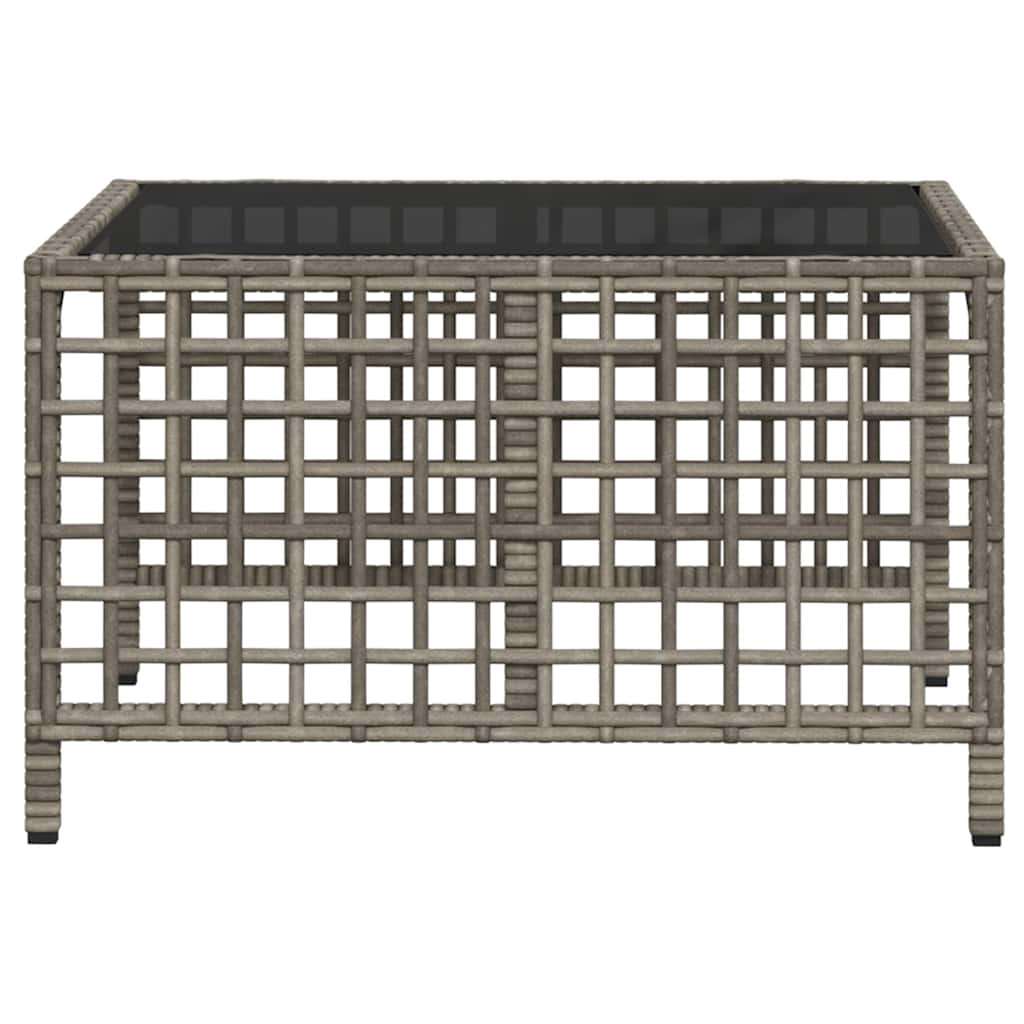Divani da Giardino ad Angolo 3 pz Cuscini Grigio in Polyrattan | homemem39