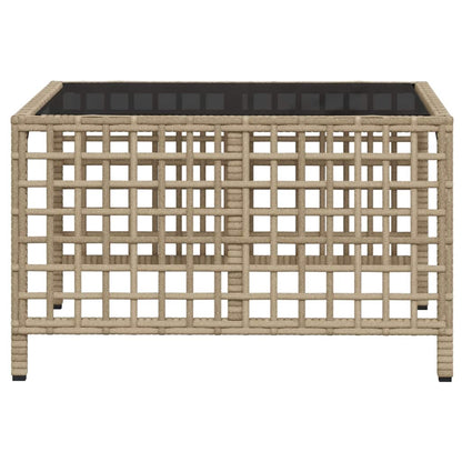 Set Divano ad Angolo 3 pz con Cuscini Beige Misto Polyrattan | homemem39