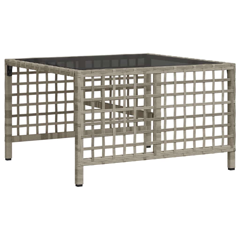 Divani da Giardino ad Angolo 3 pz Cuscini Grigio in Polyrattan | homemem39