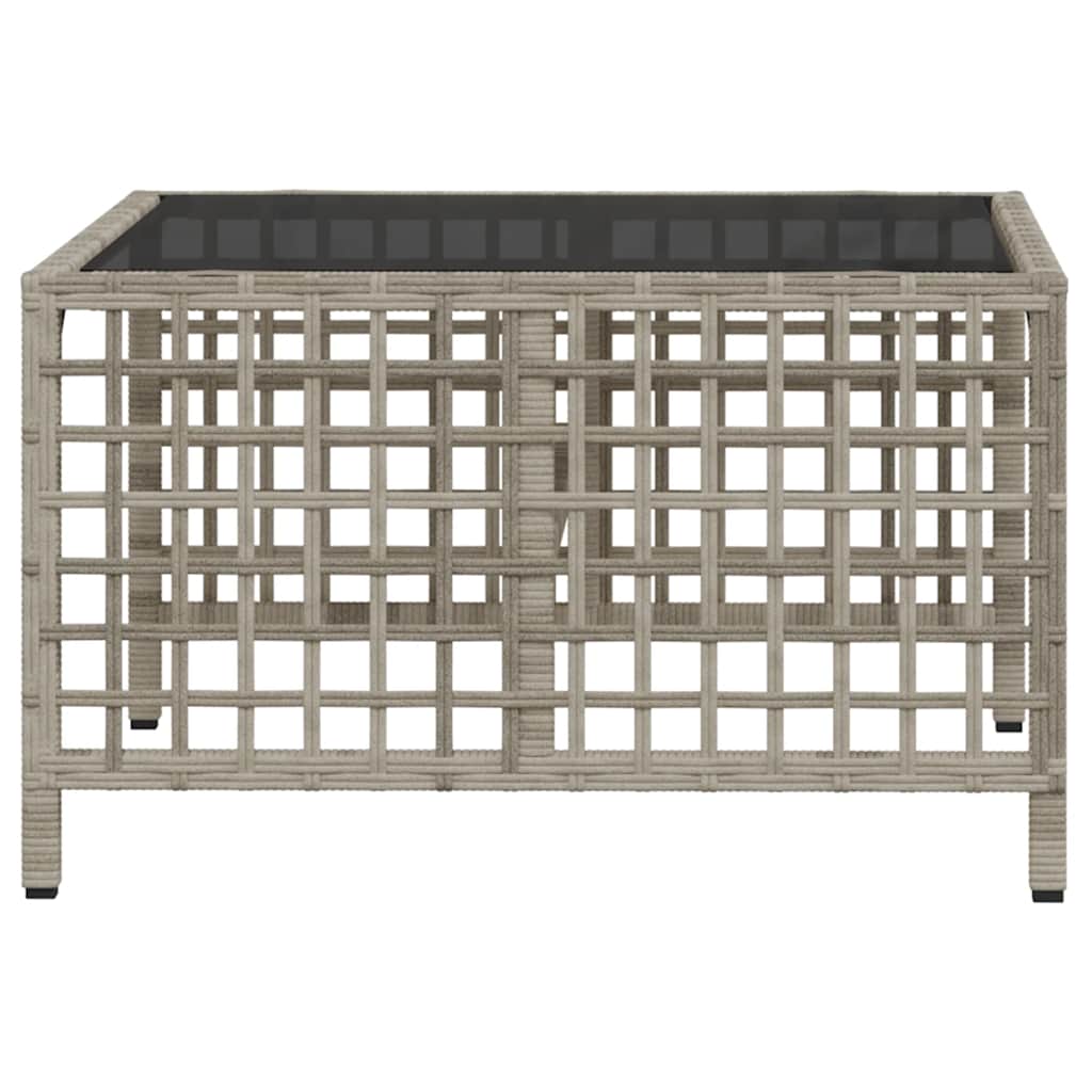 Divani da Giardino ad Angolo 3 pz Cuscini Grigio in Polyrattan | homemem39