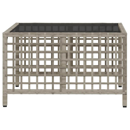 Divani da Giardino ad Angolo 3 pz Cuscini Grigio in Polyrattan | homemem39