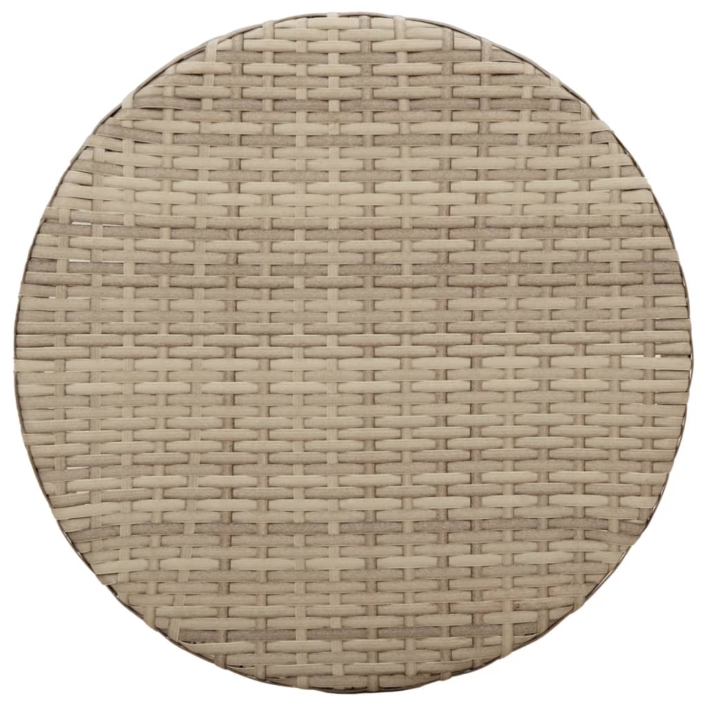 Set da Bistrò 3 pz con Cuscini Beige in Polyrattan - homemem39