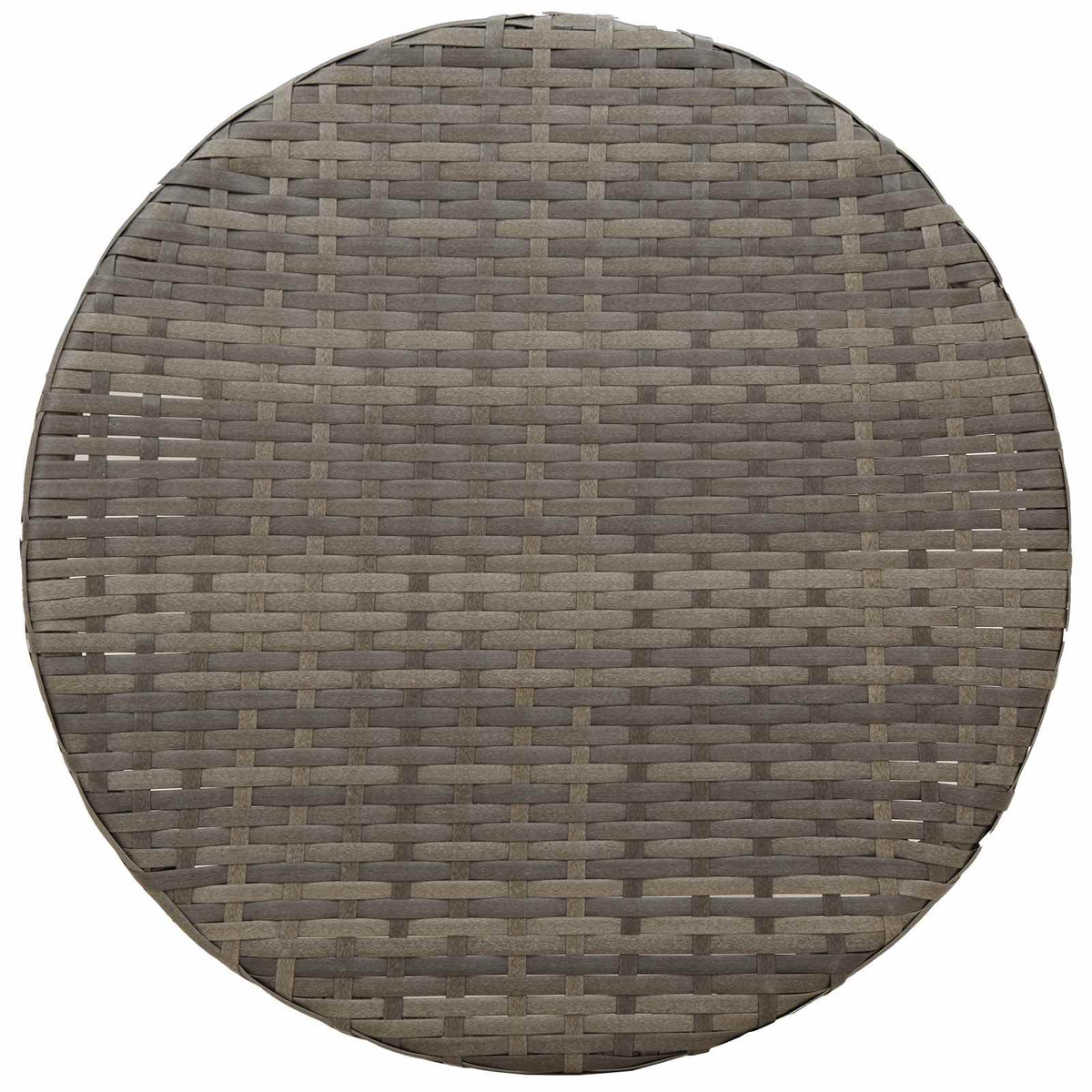 Set da Bistrot 3 pz con Cuscini Grigio in Polyrattan