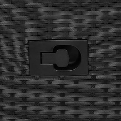 Set da Bistrò 3 pz con Cuscini Nero in Polyrattan | homemem39