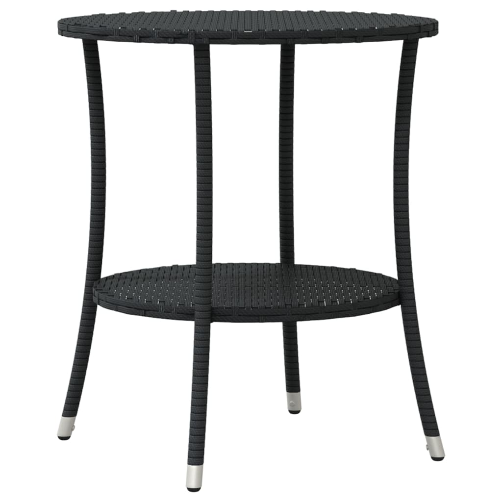 Set da Bistrò 3 pz con Cuscini Nero in Polyrattan | homemem39