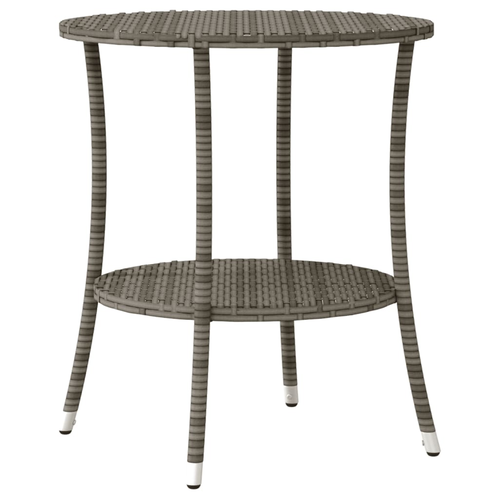 Set da Bistrò 3 pz con Cuscini Grigio in Polyrattan | homemem39