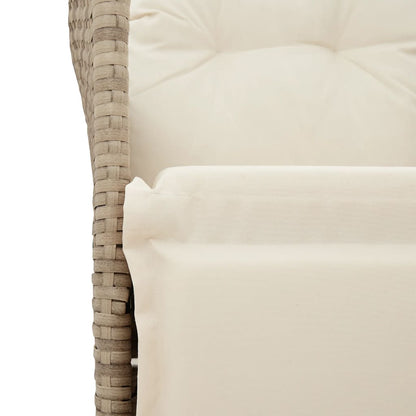 Set da Bistrò 3 pz con Cuscini Beige in Polyrattan - homemem39