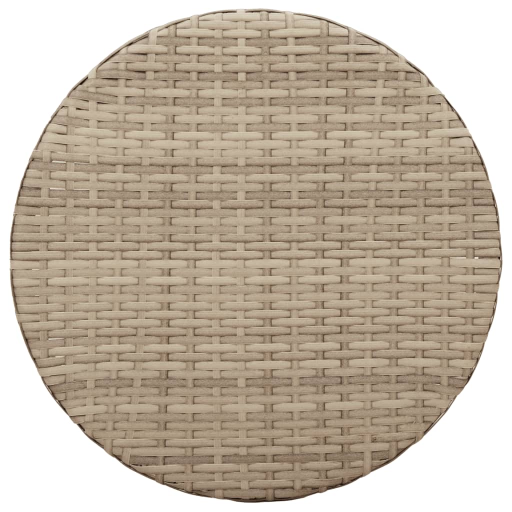 Set da Bistrò 3 pz con Cuscini Beige in Polyrattan - homemem39