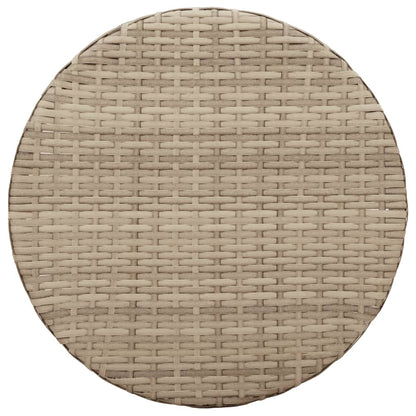 Set da Bistrò 3 pz con Cuscini Beige in Polyrattan - homemem39