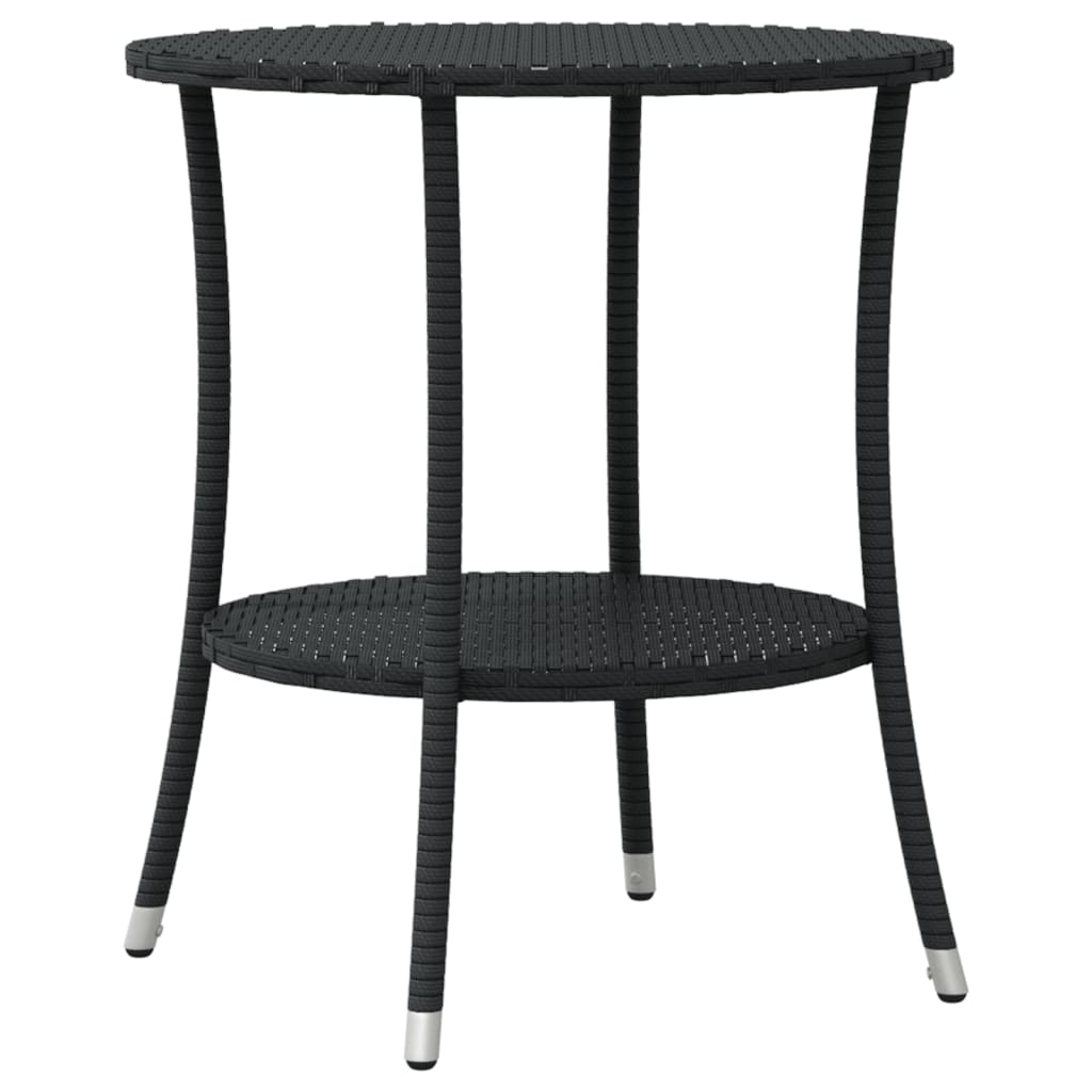 Set da Bistrò 3 pz con Cuscini Nero in Polyrattan | homemem39