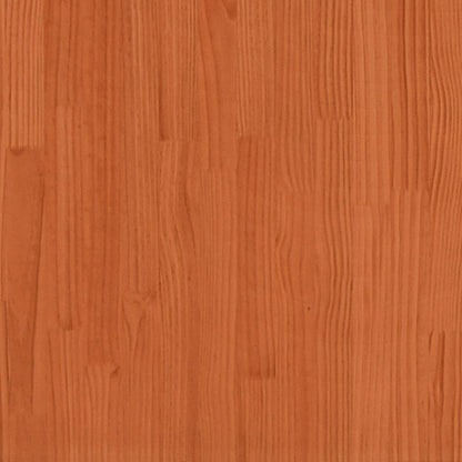 Letto per Anziani Marrone Cera 90x200 cm Legno Massello di Pino