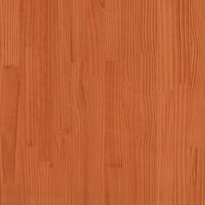 Letto per Anziani Marrone Cera 150x200cm Legno Massello di Pino