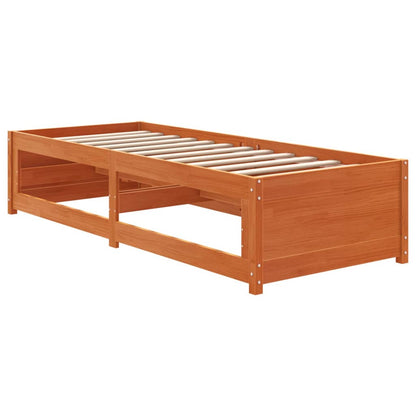 Dormeuse senza Materasso Marrone Cera 75x190 cm Legno di Pino | homemem39