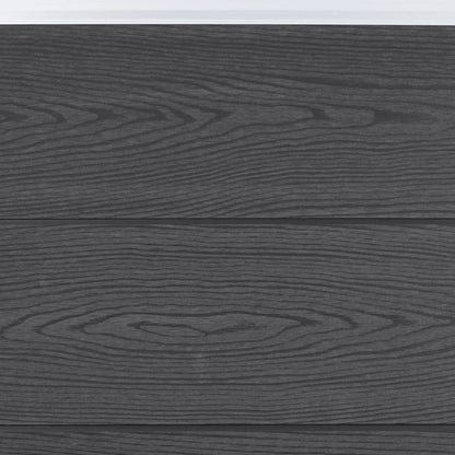 Set Pannello di Recinzione Grigio 699x186 cm in WPC | homemem39