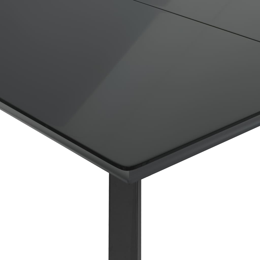 Set da Pranzo da Giardino 7pz con Cuscini in Polyrattan Marrone - homemem39