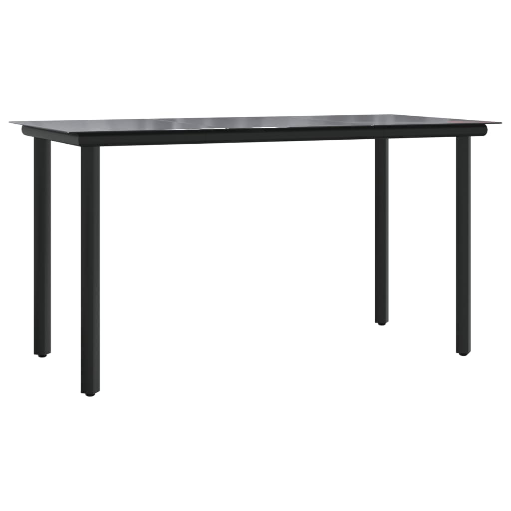 Set da Pranzo da Giardino 5pz con Cuscini in Polyrattan Marrone | homemem39
