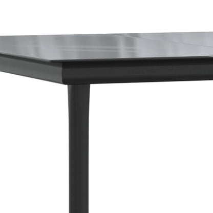 Set Pranzo da Giardino 5pz con Cuscini Grigio Chiaro Polyrattan | homemem39