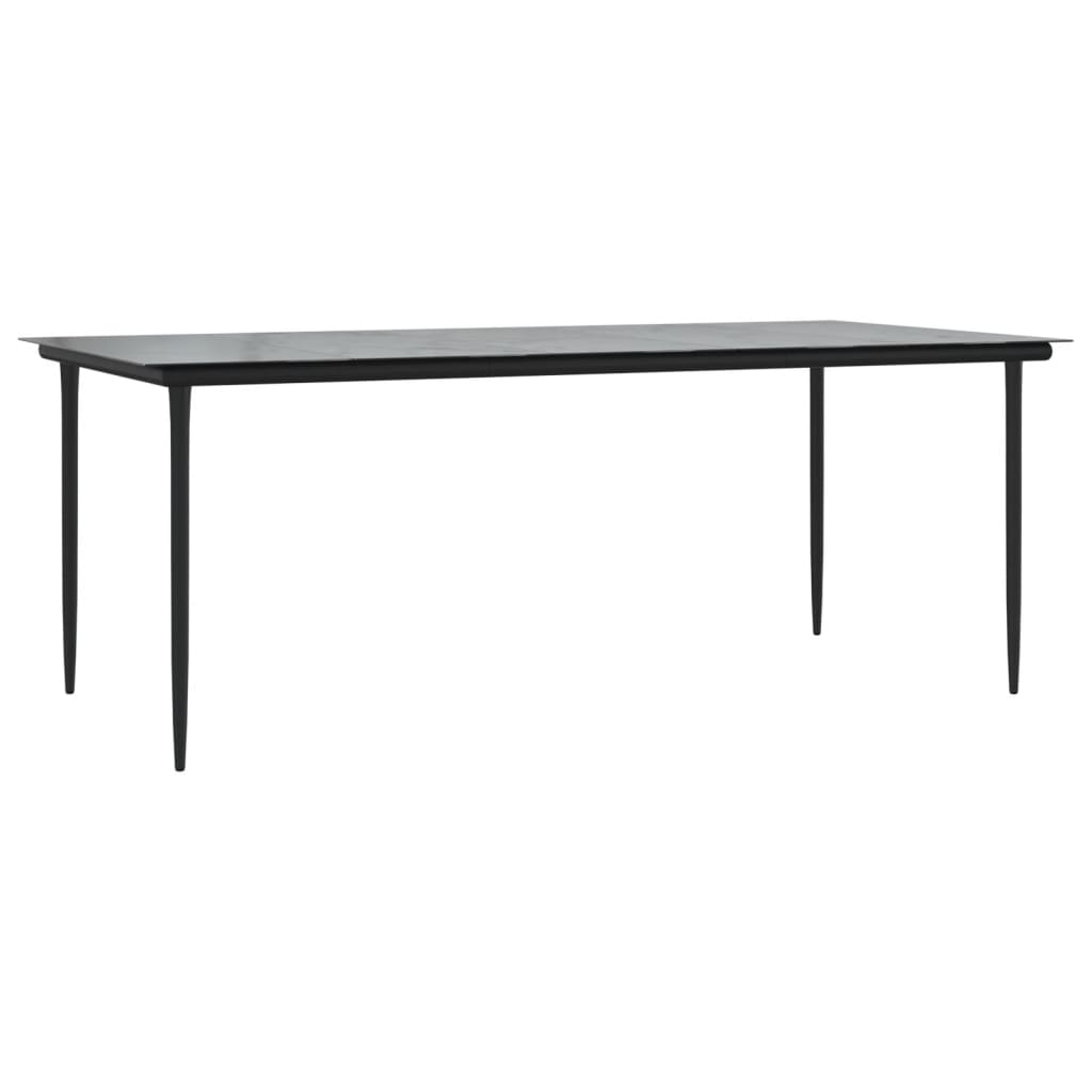 Set Pranzo da Giardino 9pz con Cuscini Grigio Chiaro Polyrattan - homemem39