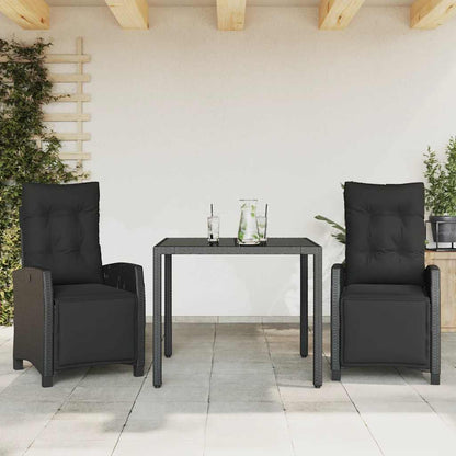 Set da Pranzo da Giardino 3 pz con Cuscini