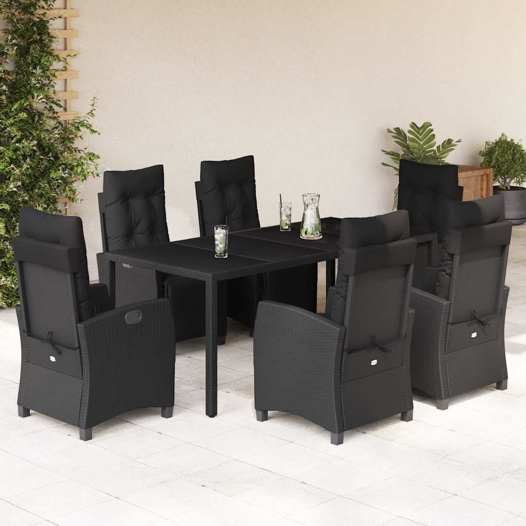 Set da Pranzo da Giardino 7 pz con Cuscini