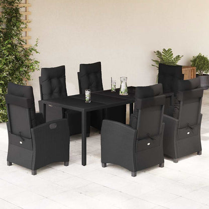 Set da Pranzo da Giardino 7 pz con Cuscini