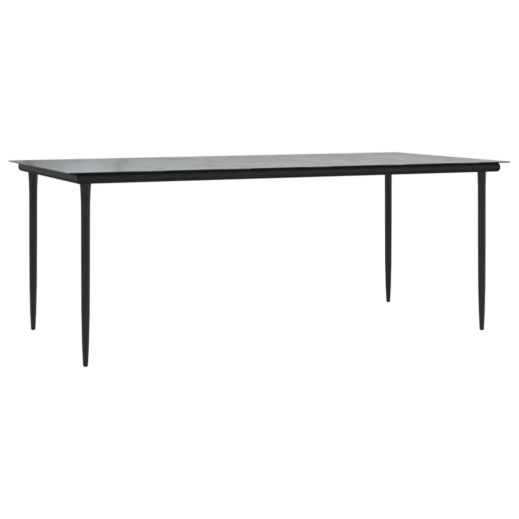Set da Pranzo da Giardino 5 pz con Cuscini in Polyrattan Grigio | homemem39