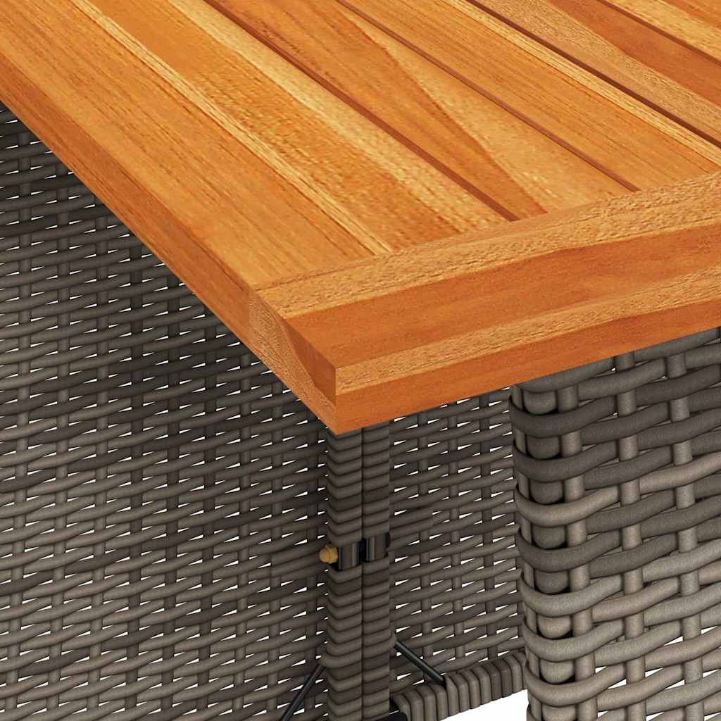 Set Divani da Giardino 6 pz con Cuscini a Forma di L Polyrattan | homemem39
