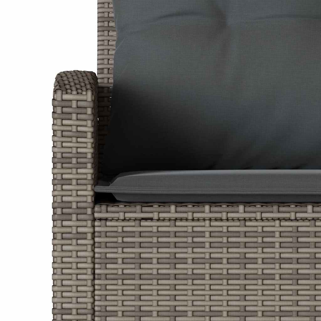 Set Divani da Giardino 6 pz con Cuscini a Forma di L Polyrattan | homemem39