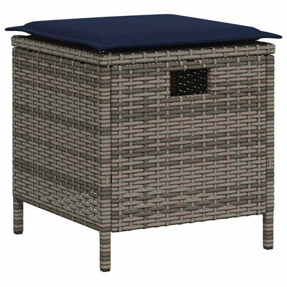 Set Divani da Giardino 6 pz con Cuscini a Forma di L Polyrattan | homemem39