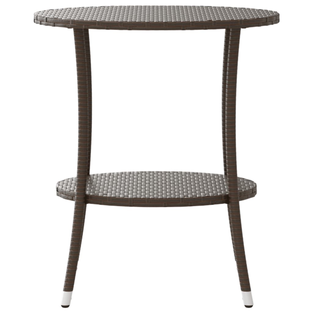 Sedie da Giardino Reclinabili 2 pz con Tavolo Polyrattan - homemem39