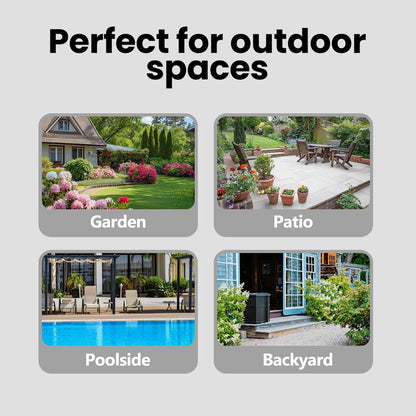 Divano da Giardino con Cuscini a 4 Posti Nero in Polyrattan | homemem39