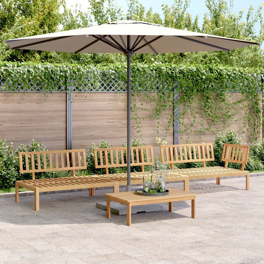Set Divano Pallet da Giardino 4 pz in Legno Massello di Acacia | homemem39