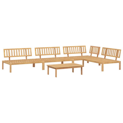 Set Divano Pallet da Giardino 5 pz in Legno Massello di Acacia | homemem39