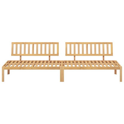 Divani Centrali da Giardino Pallet 2pz Legno Massello di Acacia | homemem39