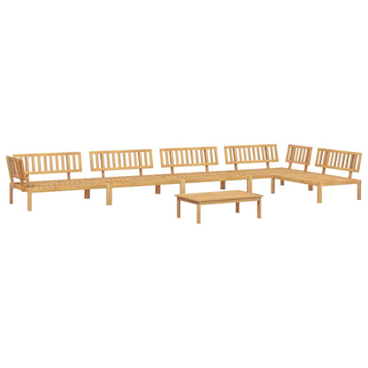 Set Divano Pallet da Giardino 6 pz in Legno Massello di Acacia | homemem39