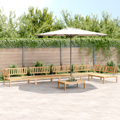 Set Divano Pallet da Giardino 6 pz in Legno Massello di Acacia | homemem39