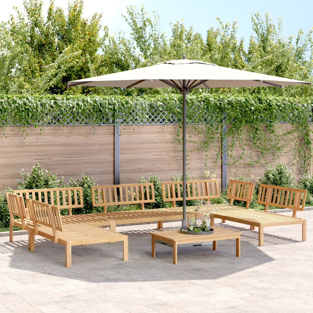 Set Divano Pallet da Giardino 6 pz in Legno Massello di Acacia | homemem39